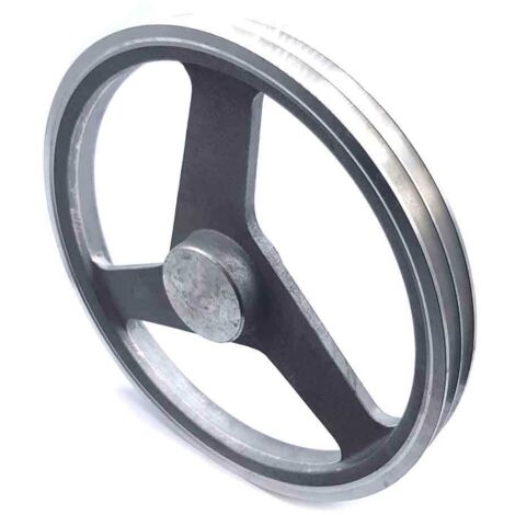 Poulie trapézoïdale aluminium moyeu plein SPA300/2ALU