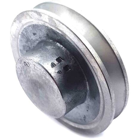 Poulie trapézoïdale aluminium moyeu plein SPZ80/1ALU