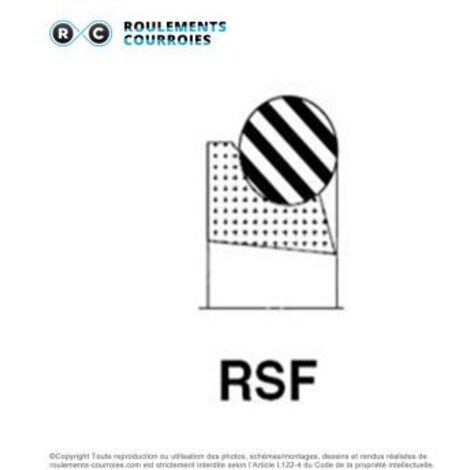 Joint racleur de vérin hydraulique RSF-BRN-75X83,8X6