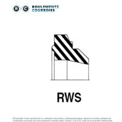 Joint racleur de vérin hydraulique RWS-490-88,9X101,6X5,28/8,89