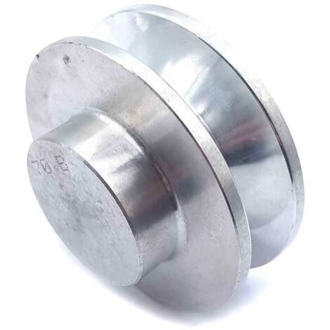 Poulie trapézoïdale aluminium moyeu plein SPB70/1ALU