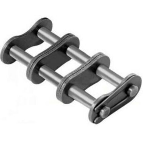 Attache rapide triple pour chaine nickelée norme ISO 06B3