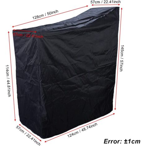 Housse de protection pour vélo d'appartement Peloton - Étanche à la poussière et au soleil - Noir (1/5)
