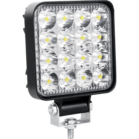 1 Phare De Travail LED 48W 3.3 Pouces IP67 Étanche 12V 24V Pour 4x4 Camion Tracteur SUV Bateau