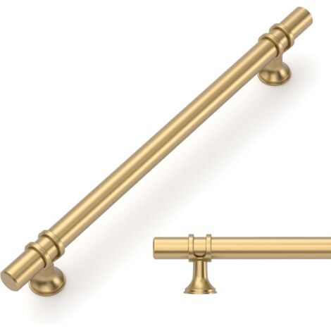 Lot de 10 Poignée Armoire Bronze Champagne 254mm Pour Cuisine Meuble Tiroir (1/5)