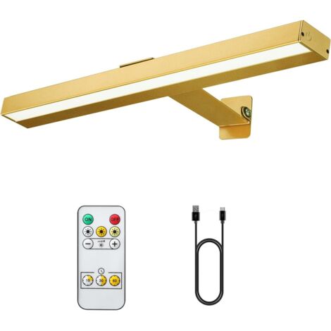 1 Éclairage pour tableaux, LED Rechargeable 40,6 cm, 3 Modes Lumière, Télécommande Incluse, Pour Peinture Et Fléchettes (1/5)