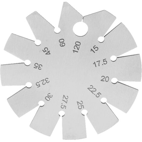 1 Jauge De Biseau Acier 15°-120° Outil Mesure Angle Travail Bois Compact (1/5)