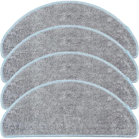 4 Chiffons De Nettoyage Pour Irobot Roomba Plus 105 Combo, Essentiel Y0110, Q0120, Lavable Et Réutilisable (1/5)