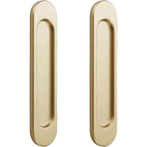 2pcs poignée de porte,alliage d'aluminium,mat,sans perforation,adhésive,coulissante,armoire,fenêtre,148mm (1/5)