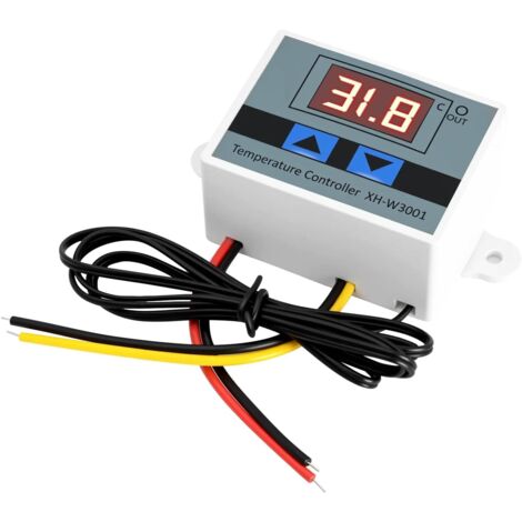 1 thermostat numérique, led 220v, sonde ntc 10k, chauffage refroidissement, aquarium incubateur serre (1/5)