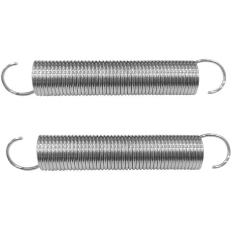 lot de 2 ressort, mécanisme à double crochet, acier inoxydable, 120 mm, pour fauteuil inclinable (1/5)