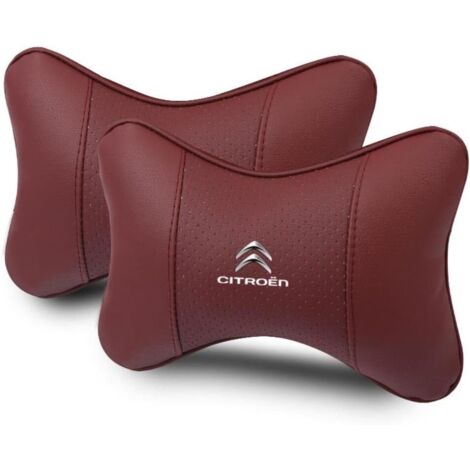 2pcs appuie-tête, mousse à mémoire de forme, cuir, réglable, pour citroën c1 c2 c3 c4 berlingo (1/5)