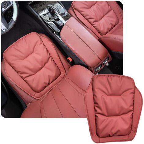 1 coussin de siège, cuir nappa, mousse mémoire, antidérapant, silicone, voiture, bureau, maison (1/5)