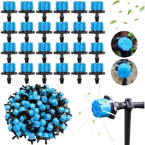 200 Goutteur, 1/4 pouce, réglable 1-70 L/h, anti-colmatage, jardin, serre (1/5)