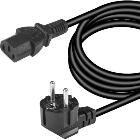 1 Câble Alimentation 3m, Prise UE 3 Broches, Cordon IEC C13, Pour PC Imprimante (1/4)
