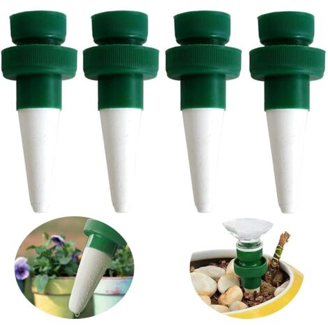 4 PCS Dispositif d'arrosage, Argile, Bouteilles vin, Jardin, Intérieur (1/5)