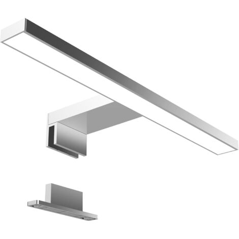 1 Luminaire Miroir, Acier Inoxydable, 300mm, Blanc Neutre, Salle De Bain (1/5)