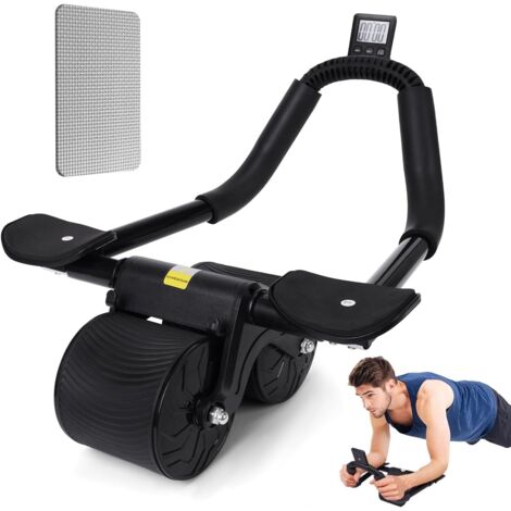 1 Roue Abdominale, Rebond Automatique, Support Coude, Double Roues, Timer Intégré, Maison (1/5)
