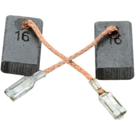 2 Balais De Charbon 5x10x16mm Avec Ressort, Connecteur Pour Meuleuse Bosch Gws 14-125 C