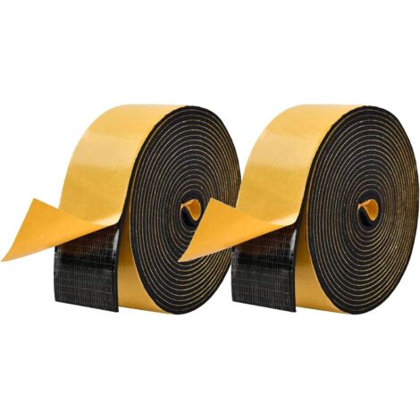 1 Rouleau Ruban Mousse 50mm Large 3mm Épaisseur Joint Porte Fenêtre Isolation Phonique Thermique Protection Voiture Meuble (1/5)
