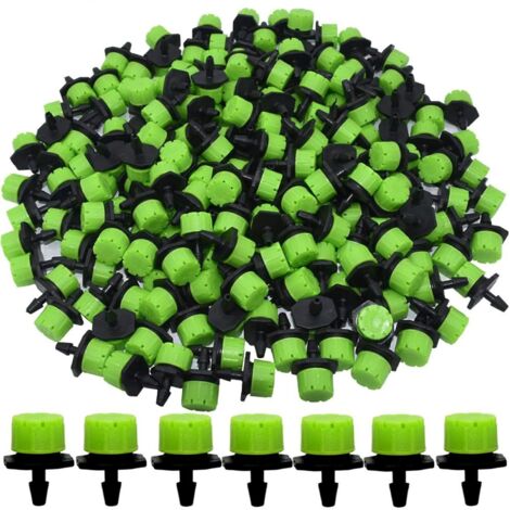 200 Goutteur, 360 degrés réglable, raccord fileté 1/4 pouce, pour jardin serre potager (1/5)