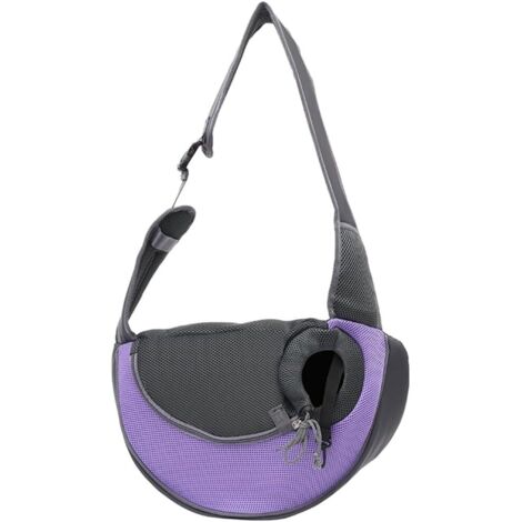 1 Sac de transport pour animal domestique, Sangle réglable, Tissu Oxford et Mesh, Chien Chat jusqu'à 2,5kg, Voyage Plein air (1/5)