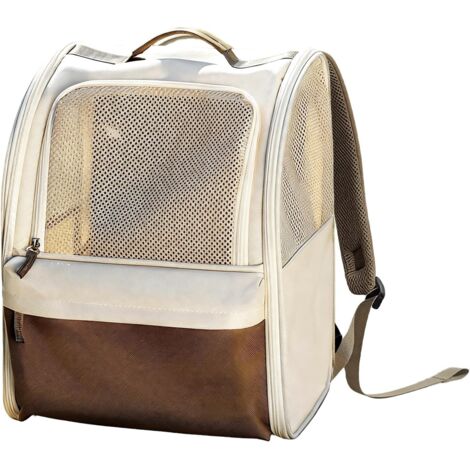 1 Sac à dos pour animaux, tissu Oxford 600D, fenêtre en maille, cadre en acier, jusqu'à 8 kg, voyage et randonnée (1/5)