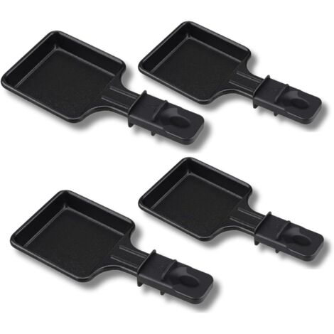 Poêlon à Raclette Carré - Lot de 1 à 12 - Antiadhésif - Compatible Tefal - Design Ergonomique (1/5)