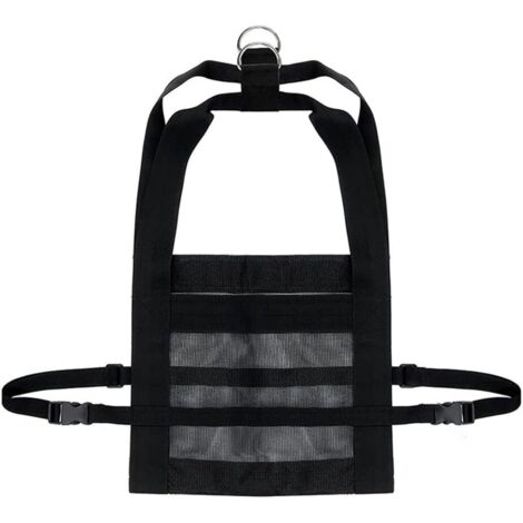 1 Sac de pesée, Nylon, Métal, 58x35,5 cm, Sangles réglables, Boucle en D, Pour bétail veau cochon (1/5)