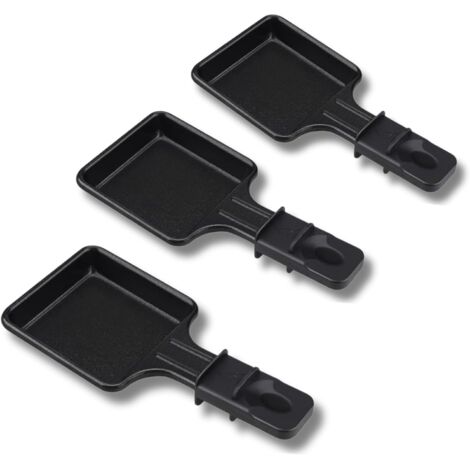 Poêlon à Raclette Carré Antiadhésif - Lot de 1 à 12 - Compatible Tefal - Design Ergonomique (1/5)