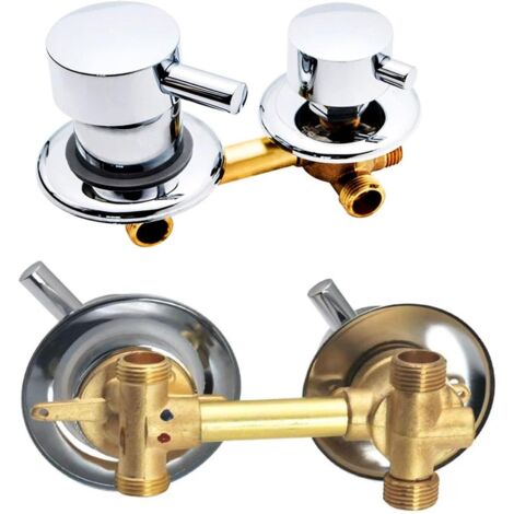 1 Mitigeur 2 Voies Laiton Entraxe 9cm Robinet Douche Salle Bain Hammam (1/5)