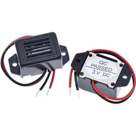 1 Buzzer actif, alarme mécanique 85 dB, montage à vis, fil standard, pour système de sécurité Arduino (1/5)