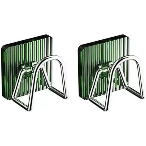 2 Porte-éponge, Design U Ouvert, Acier Inoxydable, Étanche, Pour Cuisine Et Salle De Bain (1/5)