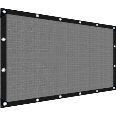 1 Voile d'ombrage 3x4m, Filet solaire renforcé, Œillets métalliques, Jardin, Terrasse (1/5)