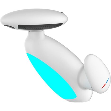 1 Robinet Lavabo Douchette Extractible 4 Jets Lumière LED Mitigeur Chaud Froid Salle Bain (1/5)