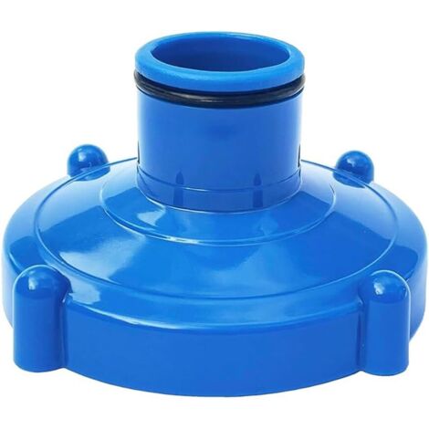 1 Adaptateur Tuyau Piscine 32mm Filetage 80mm Plastique PC Bleu Pour Nettoyage (1/5)