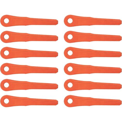 12 Lames De Coupe, Plastique Robuste, Référence 4002 007 1000, Pour Débroussailleuse Stihl (1/5)