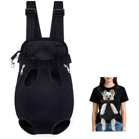 1 Sac à Dos pour Animaux de Compagnie, Respirant, Réglable, Polyester, pour Chien Chat, Randonnée Voyage (1/5)