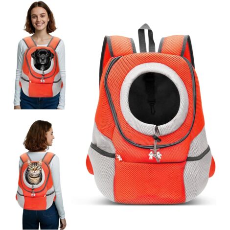 1 Sac À Dos Pour Chien, Bretelles Réglables, Polyester Respirant, Mesh Aéré, Randonnée Camping (1/5)
