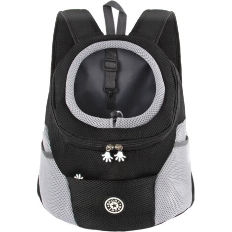 1 Sac À Dos Pour Chien Tissu Élastique Fond Étanche Sangles Réglables Poche Filet Randonnée Voyage (1/5)