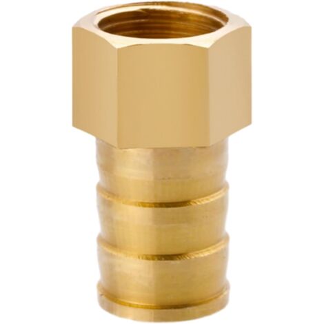 Raccord cannelé en laiton 1/2", filetage femelle, épisseur de métaux, barbillons, raccord tuyau, connecteur adaptateur pour air, eau, huile (épaisseur 8 mm) Filetage Femelle G3/8 16MM (1/5)