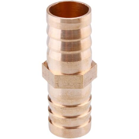 Raccord cannelé en laiton 1/2", filetage femelle, épisseur de métaux, barbillons, raccord tuyau, connecteur adaptateur pour air, eau, huile (épaisseur 8 mm) Un Mot Vente 19MM (1/5)