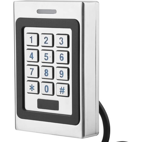 1 Contrôleur d'accès, Clavier étanche IP67, Alarme anti-démontage, Entrée carte et code, Pour maison et bureau