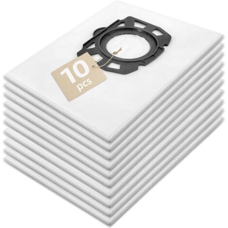 Lot de 10 Sacs à poussière 2.863-314.0 Microfibre 5 couches Pour Karcher WD2 Plus WD3 SE4001 (1/5)