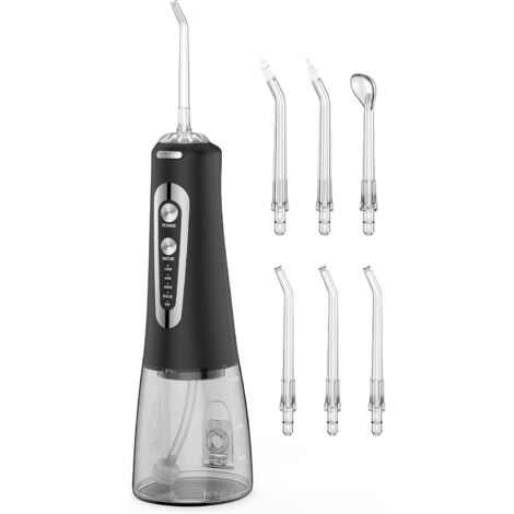 1 Hydropulseur, 5 Modes, 6 Buses, Réservoir 300 ML, IPX7, Pour Maison Et Voyage (1/5)
