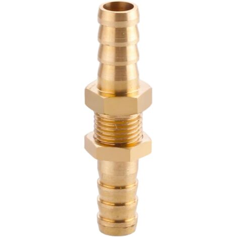 Raccord cannelé en laiton 1/2", filetage femelle, épisseur de métaux, barbillons, raccord tuyau, connecteur adaptateur pour air, eau, huile (épaisseur 8 mm) Pagode Mm Petit Cuivre (1/5)