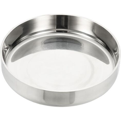 Emboutstuyau45 mmdiamètre extérieur, 2 emboutstuyau plats en acier inoxydable 304 Embouttuyau poli Capuchon rond pour les industriesla plomberie HVAC Tuyauterie métallique - 114mm (1/5)