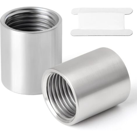 10 pièces Raccord de tuyauterie en acier inoxydable coulé, couplage, 1/4"x 1/4"BSP fileté femelle, pour gaz pétrole liquéfié - 1/2" BSP (1/5)