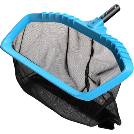 Épuisettes de Piscine, Filets Fond Piscine avec Sac en Filet 34 mm Profondeur, ramassage Feuilles Surface sans Poteau pour étang, Spa, Parc Aquatique - (1/5)