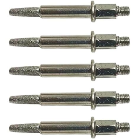 Lot de 24 aiguiseurs tronçonneuse diamantés avec 3 tailles différentes - Outil d'affûtage chaîne pour 4/4,8/5,5 mm (5 racines) 5 roots (1/5)